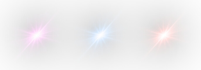 Glistering beams and radiant flashes with glowing overlays, sunlight glare, and warm sunburst effects.