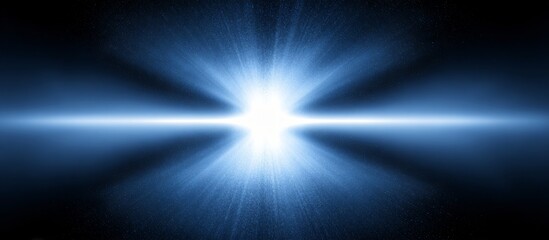 Bright light shining in the darkness creating a powerful and dramatic effect