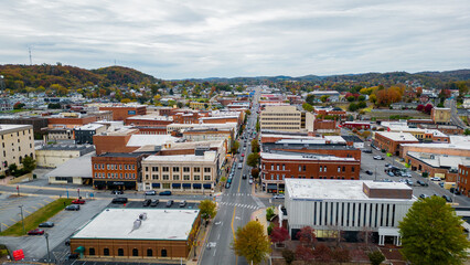 aerial view of state street in bristol 