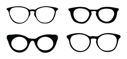 Black modern eye protection sunglasses frame package design