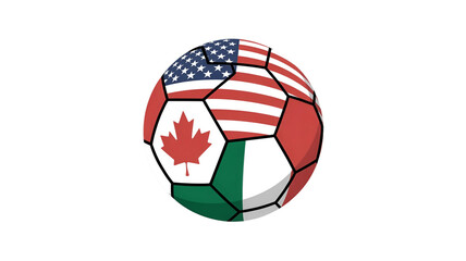 Obraz premium A soccer ball representing international collaboration.
