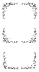 Elegant Ornamental Corner Designs Exquisite Floral Vector Decoration Pack