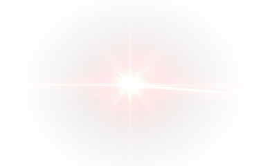 Starlight shine glow. Sparks and bright sparkles effect on transparent background, Light flare Glowing light explodes. shining sun bright flash Special lens flare PNG