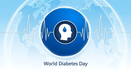 World diabetes day awareness campaign health medical healthcare disease prevention treatment concept -world diabetes day