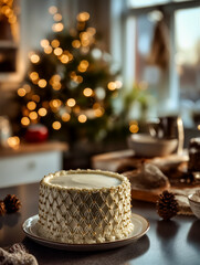Festive Christmas cake with a twist