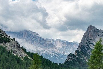 Obraz premium mountains in the clouds