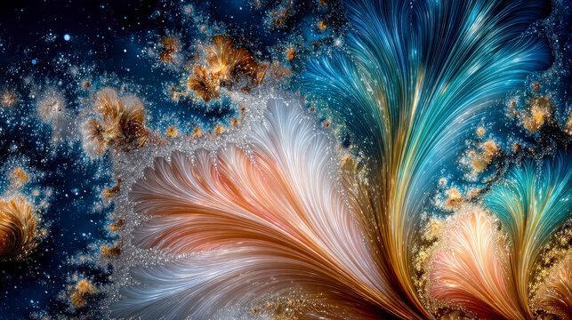 A mix of Mandelbrot and JuliaSets fractals -for flowres
