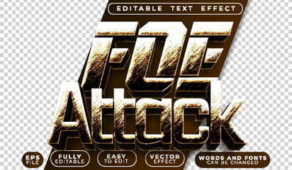  Foe Attack Enemy Battle Strike Combat Editable Vector Text File