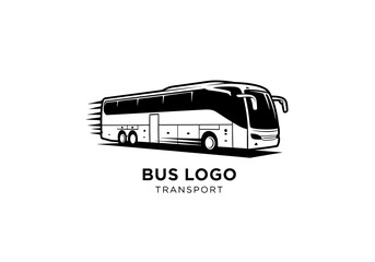 Modern Bus Logo Design for Transport Services.