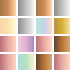 Fototapeta premium Four colorful vector abstract background patterns for business card banner design template illustration