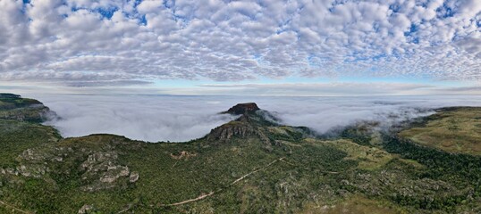 Aerial Panoramic View Chapada Dos