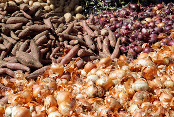 fresh vegetables on the bedouin market in El Quseir