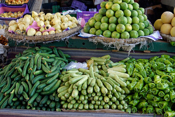 fresh vegetables on the bedouin market in El Quseir