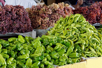 fresh vegetables on the bedouin market in El Quseir