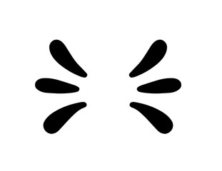 Black and white cat illustration with footprint design