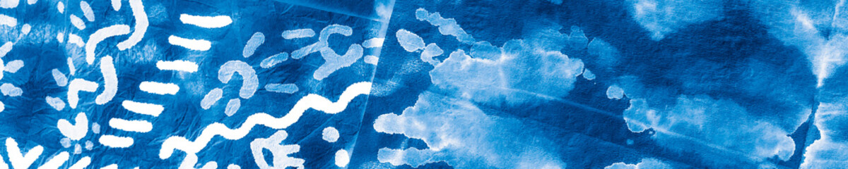 Sea Dirty Illustrator. Shibori Texture. Dark