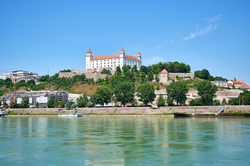 view of bratislava castle in slovakia