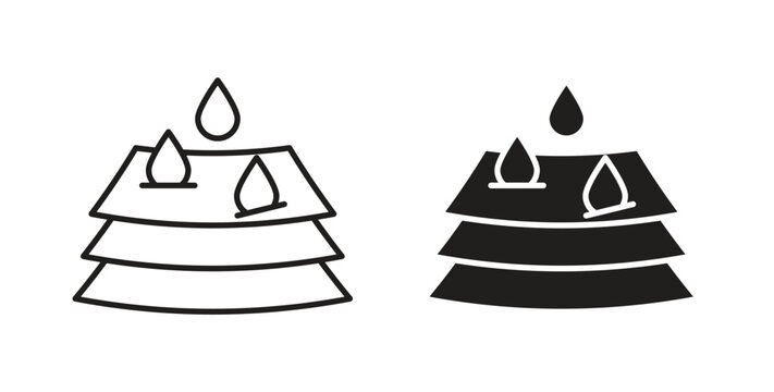 Absorption icon. Symbol, logo illustration. graphic icon set