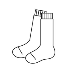 靴下、ソックス、洋服、ファッション、コーディネート、おしゃれ関連のイラスト