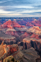 Grand Canyon, Arizona, USA at dawn from the south Rim 641
