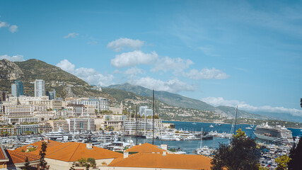 Fototapeta premium Monaco, French Riviera, France