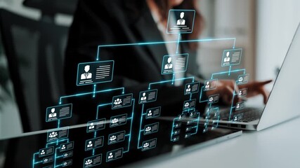 Corporate org chart and team structure show hierarchy, team, and structure for clear organization, management, and operational planning Marrow