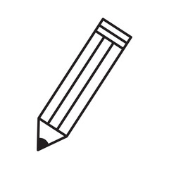 Pencil icon vector illustration.