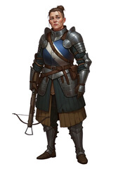 Fototapeta premium Guards of Kasdurath – Veteran Crossbowwoman by fredcalil