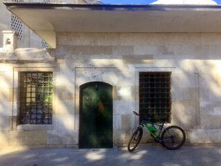 bike on the street in Istanbul
