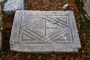 Kaunos (Carian: Kbid Lycian: Xbide Ancient Greek: Καῦνος; Latin: Caunus) ancient city was a city of ancient Caria and in Anatolia, a few kilometres west of the modern town of Dalyan. Amphitheatre area