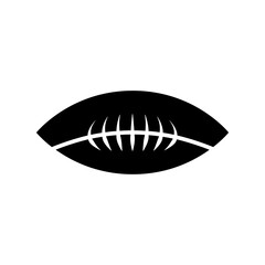 Football clip art design on plain white transparent isolated background for card, shirt, hoodie, sweatshirt, apparel, card, tag, mug, icon, poster or badge, tailgates and touchdowns