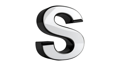 Naklejka premium 3D render of the letter 