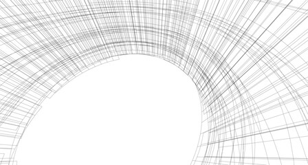 Architecture building abstract vector illustration