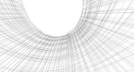 Architecture building abstract vector illustration