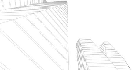 Architecture building abstract vector illustration