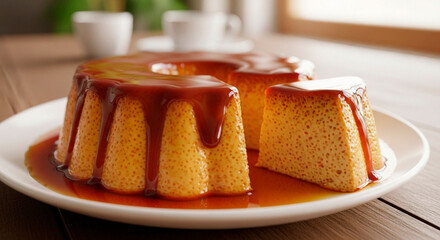 A Delicious Brazilian Flan Dessert