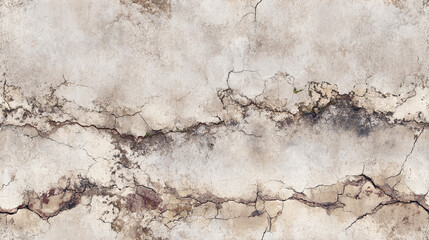 Obraz premium Elegant seamless pattern of cracked wall texture for design projects