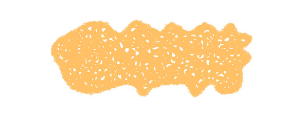 Organic wavy banner in crayon sketch with handdrawn style. Scribble quote box as unique rectangle graphic and modern background element for abstract text, decoration, and creative template.