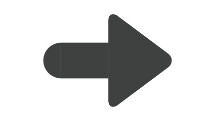 Fototapeta premium Bent Corner Arrow Symbol
