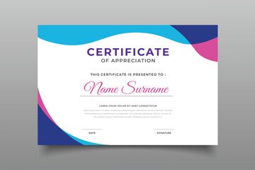business certificate template design diploma achievement certificate template design
