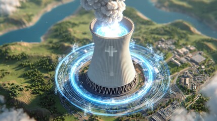 Nuclear Power Plant - Clean Energy, Power Generation, Technology