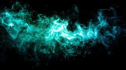Teal Smoke Effect: Abstract Background Texture Overlay