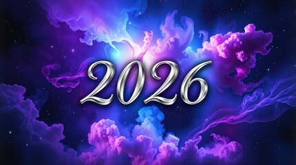 Inscription 2026 New Year Space