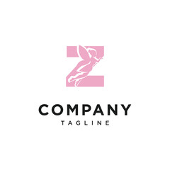 Letter Z Magic Fairy Logo Icon Vector