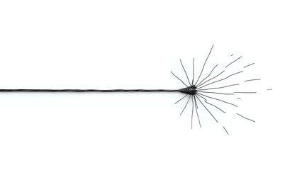 Wire-Wrapped Dandelion Seed Head