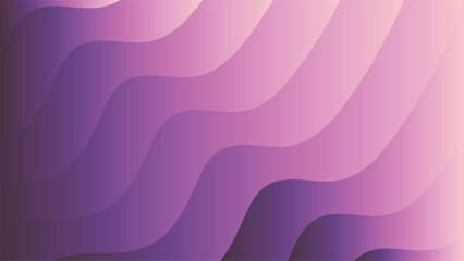 Abstract violet purple wave shapes with soft gradient motion