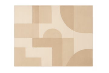Neutral beige geometric shapes abstract transparency background