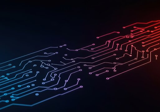 Minimalist circuitry showing highly efficient data transfer and connection points, emphasizing lightweight design and future technological systems ,architecture ,pattern ,clean