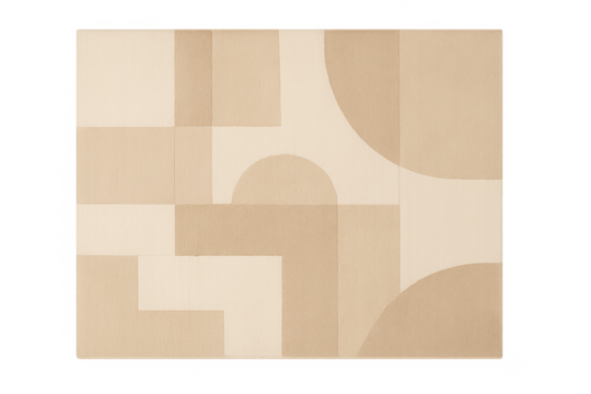 Neutral beige geometric shapes abstract transparency background