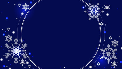 クリスマス風、美しい16:9サイズの背景素材